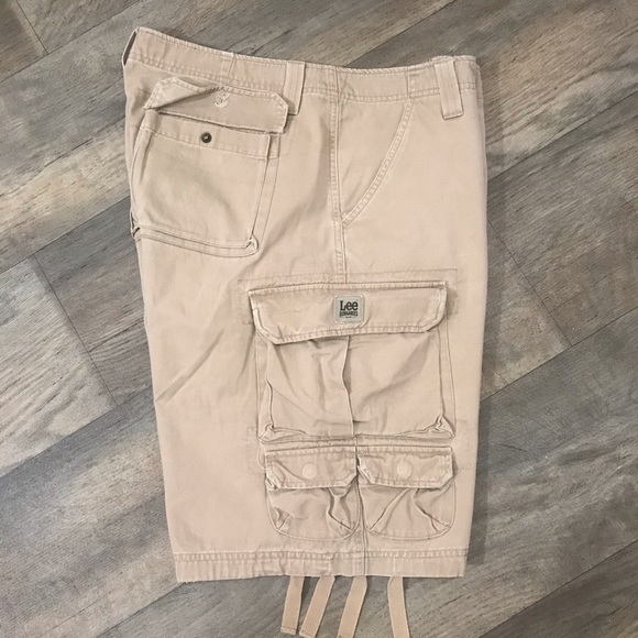 Lee Other - Lee Tan Khaki Cargo Shorts Size 33